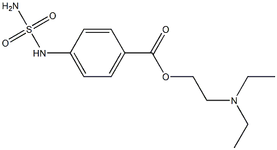 Benzoic acid, p-sulfamoylamino-, 2-diethylaminoethyl ester (6CI)