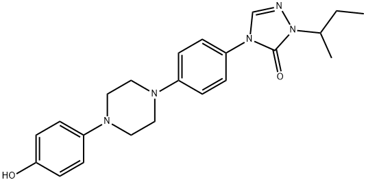 2,4-二氢-4-[[4-(4-羟基苯基)-1-哌嗪基]苯基]-2-(1-甲基丙基)-3H-1,2,4-三氮唑-3-酮