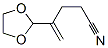 1,3-Dioxolane-2-butyronitrile,  -gamma--methylene-  (7CI,8CI)