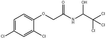 2-(2,4-dichlorophenoxy)-N-(2,2,2-trichloro-1-hydroxy-ethyl)acetamide