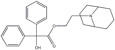 α-Hydroxy-α-phenylbenzeneacetic acid 2-(9-azabicyclo[3.3.1]nonan-9-yl)ethyl ester