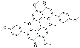 5,5',7,7'-Tetramethoxy-2,2'-bis(4-methoxyphenyl)[8,8'-bi(4H-1-benzopyran)]-4,4'-dione