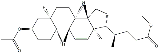 3α-Acetyloxy-5β-chol-11-en-24-oic acid methyl ester