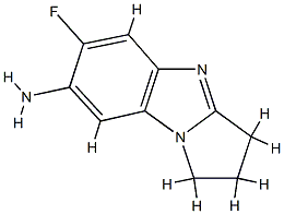 1H-Pyrrolo[1,2-a]benzimidazol-7-amine,6-fluoro-2,3-dihydro-(9CI)