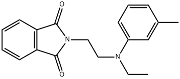 2-[2-[乙基-(3-甲基苯基)氨基]乙基]异吲哚-1,3-二酮