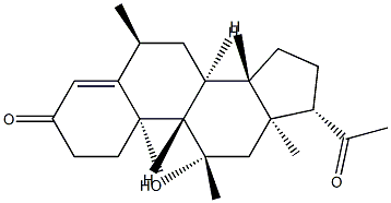 (6S,8S,9S,10R,11S,13R,14S,17S)-17-acetyl-11-hydroxy-6,10,11,13-tetrame thyl-2,6,7,8,9,12,14,15,16,17-decahydro-1H-cyclopenta[a]phenanthren-3- one