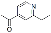 Ethanone, 1-(2-ethyl-4-pyridinyl)- (9CI)