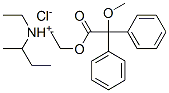 butan-2-yl-ethyl-[2-(2-methoxy-2,2-diphenyl-acetyl)oxyethyl]azanium ch loride