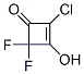 2-Cyclobuten-1-one,  2-chloro-4,4-difluoro-3-hydroxy-