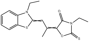 3-ethyl-5-[2-(3-ethyl-(3H)-benzothiazol-2-ylidene)-1-methylethylidene]-2-thioxooxazolidine-4-one