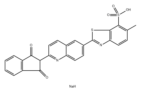 sodium 2-[2-(2,3-dihydro-1,3-dioxo-1H-inden-2-yl)-6-quinolyl]-6-methylbenzothiazole-7-sulphonate
