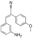 3-(3-Aminophenyl)-2-(4-methoxyphenyl)acrylonitrile