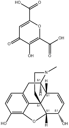 morphine 3-hydroxy-4-oxopyran-2,6-dicarboxylate