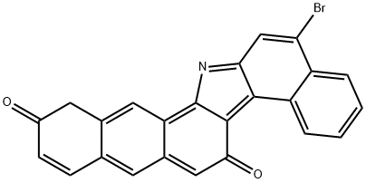 2-Bromo-13H-benzo[g]naphtho[2,3-a]carbazole-7,12-dione