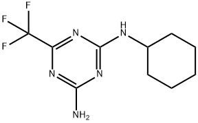 N-Cyclohexyl-6-(trifluoromethyl)-1,3,5-triazine-2,4-diamine