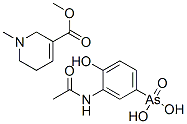 (3-ACETAMIDO-4-HYDROXYPHENYL)ARSONIC ACID,METHYL 1-METHYL-3,6-DIHYDRO-2H-PYRIDINE-5-CARBOXYLATE