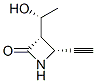 2-Azetidinone, 4-ethynyl-3-(1-hydroxyethyl)-, [3alpha(R*),4alpha]- (9CI)
