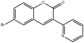 6-bromo-3-pyridin-2-yl-chromen-2-one