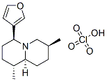 2H-Quinolizine, 4-(3-furanyl)octahydro-1,7-dimethyl-, 1R-(1.alpha.,4.beta.,7.beta.,9a.alpha.)-, perchlorate