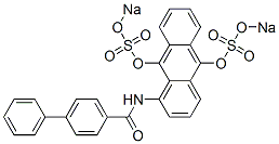 disodium 1-[[[1,1'-biphenyl]-4-ylcarbonyl]amino]anthracene-9,10-diyl disulphate