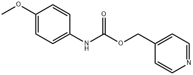 4-Methoxycarbanilic acid 4-pyridylmethyl ester