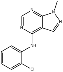 1H-Pyrazolo[3,4-d]pyrimidin-4-amine,N-(2-chlorophenyl)-1-methyl-