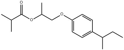 1-(4-butan-2-ylphenoxy)propan-2-yl 2-methylpropanoate