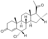 (6S,9S,14S,16R,17S)-17-acetyl-6-chloro-10,13,16-trimethyl-1,2,6,7,8,9,11,12,14,15,16,17-dodecahydrocyclopenta[a]phenanthren-3-one