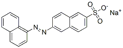 sodium 6-(1-naphthylazo)naphthalene-2-sulphonate