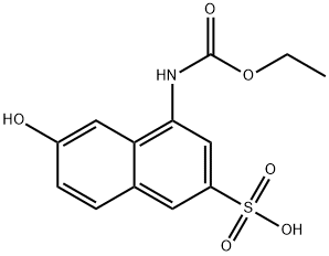 3-sulfo-7-hydroxy-1-naphthalenecarbamic acid ethyl ester