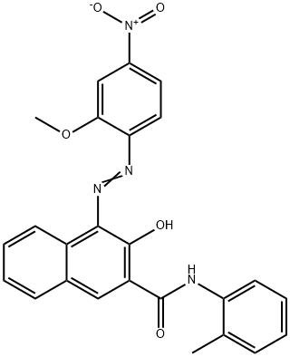 3-Hydroxy-4-[(2-methoxy-4-nitrophenyl)azo]-N-(2-methylphenyl)-2-naphthalenecarboxamide