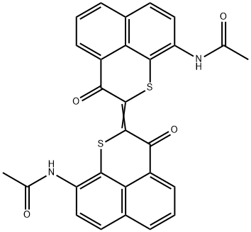 N,N'-(3,3'-Dioxo-Δ2,2'(3H,3'H)-binaphtho[1,8-bc]thiopyran-9,9'-diyl)bis(acetamide)