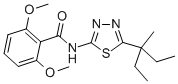 N-(5-(1-Ethyl-1-methylpropyl)-1,3,4-thiadiazol-2-yl)-2,6-dimethoxybenz amide
