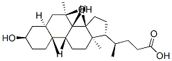 (4R)-4-[(3R,5S,7R,8S,9S,10R,13R,14S,17R)-3,7-dihydroxy-7,10,13-trimeth yl-1,2,3,4,5,6,8,9,11,12,14,15,16,17-tetradecahydrocyclopenta[a]phenan thren-17-yl]pentanoic acid