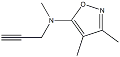 5-Isoxazolamine,N,3,4-trimethyl-N-2-propynyl-(9CI)