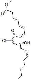 (5E,7Z,14Z)-10-Chloro-12-hydroxy-9-oxoprosta-5,7,10,14-tetren-1-oic acid methyl ester