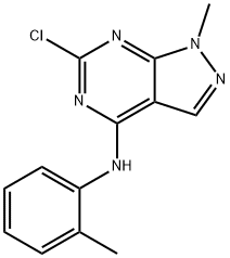 6-氯-1-甲基-N-(2-甲基苯基)-1H-吡唑并[3,4-D]嘧啶-4-胺