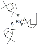 rhodium(3+) 2,6,6-trimethylbicyclo[3.1.1]heptane-2-thiolate