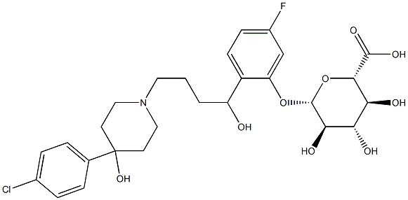 2-[4-[4-(4-氯苯基)-4-羟基-1-哌啶基]-1-羟基丁基]-5-氟苯基 BETA-D-吡喃葡糖苷酸