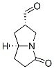 1H-Pyrrolizine-2-carboxaldehyde, hexahydro-5-oxo-, cis- (9CI)