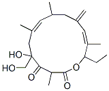 14-Ethyl-5-hydroxy-5-(hydroxymethyl)-3,7,9,13-tetramethyl-11-methylene-1-oxacyclotetradeca-7,12-diene-2,4-dione