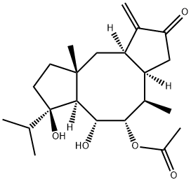 [3aR,6aα,10aα,(-)]-5α-Acetoxy-3,3aα,4,5,6,6a,7,8,9,9a,10,10a-dodecahydro-6α,7β-dihydroxy-7-isopropyl-4β,9aβ-dimethyl-1-methylenedicyclopenta[a,d]cyclooctene-2(1H)-one