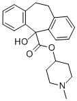 1-Methyl-4-piperidyl 5-hydroxy-10,11-dihydro-5H-dibenzo(a,d)cyclohepte ne-5-carboxylate