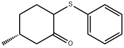 (5R)-5-甲基-2-(苯硫基)环己酮