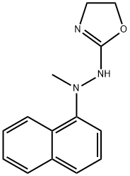 HYDRAZINE, 1-METHYL-1-(1-NAPHTHYL)-2-(2-OXAZOLINYL)-