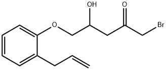 1-Bromo-4-hydroxy-5-[2-(2-propenyl)phenoxy]-2-Pentanone