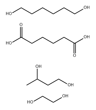 Hexanedioic acid, polymer with 1,3-butanediol, 1,2-ethanediol and 1,6-hexanediol