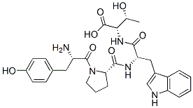 (2S,3R)-2-[[(2S)-2-[[(2S)-1-[(2S)-2-amino-3-(4-hydroxyphenyl)propanoyl ]pyrrolidine-2-carbonyl]amino]-3-(1H-indol-3-yl)propanoyl]amino]-3-hyd roxy-butanoic acid