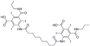 5,5'-(Sebacoyldiimino)bis[2,4,6-triiodo-3-(propylcarbamoyl)benzoic acid]