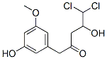 (+)-5,5-Dichloro-4-hydroxy-1-(3-hydroxy-5-methoxyphenyl)-2-pentanone